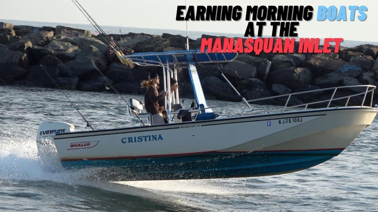 Early Morning Boats Speeding Through the Manasquan Inlet | Boating In Point Pleasant, NJ
