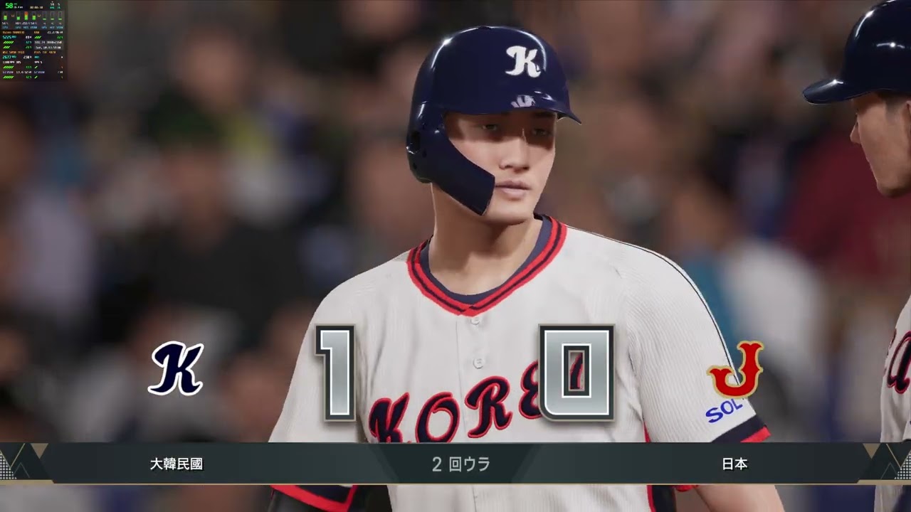 프로야구 스피리츠 2025 한국대표팀 vs 일본대표팀(스팀 4k, rtx 5090)