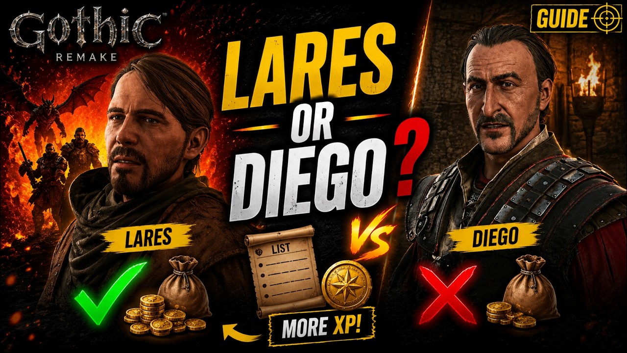 Should You Give the List to Lares or Diego In Gothic 1 Remake