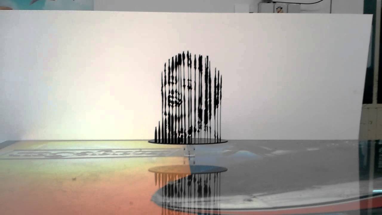 Marylin Monroe Anamorphic Sculpture