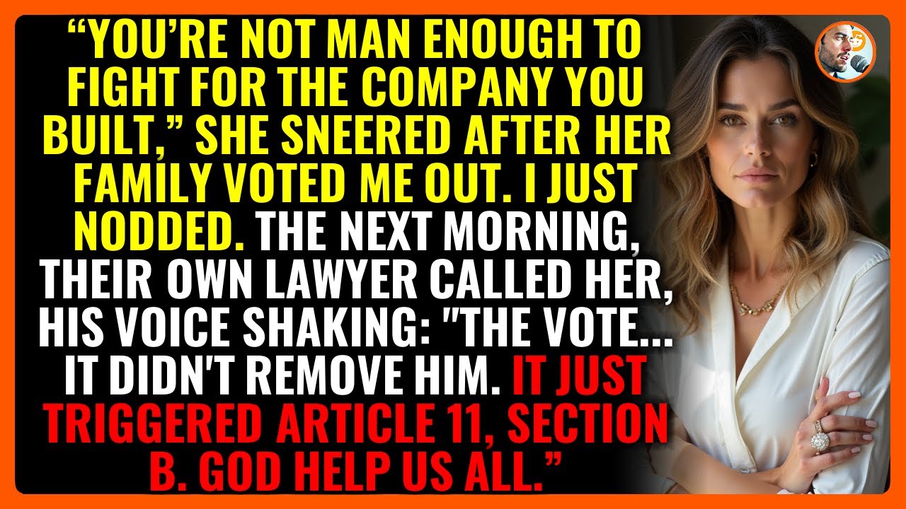 THEY VOTED OUT THE FOUNDER, SO HE ACTIVATED THE HIDDEN CLAUSE THAT BROKE THEM
