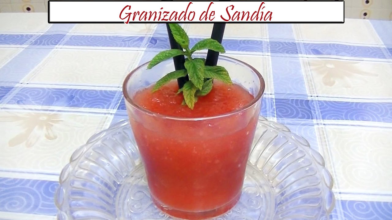 Granizado de Sandía | Receta de Cocina en Familia