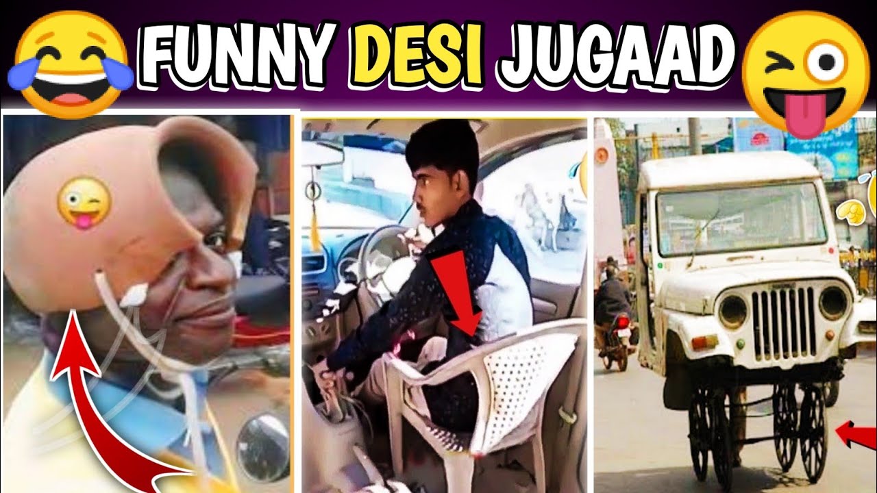 Indian Funniest Desi Jugaad 😂 part 2 || FUNNY Engineering Fails In Hindi #comedymemes