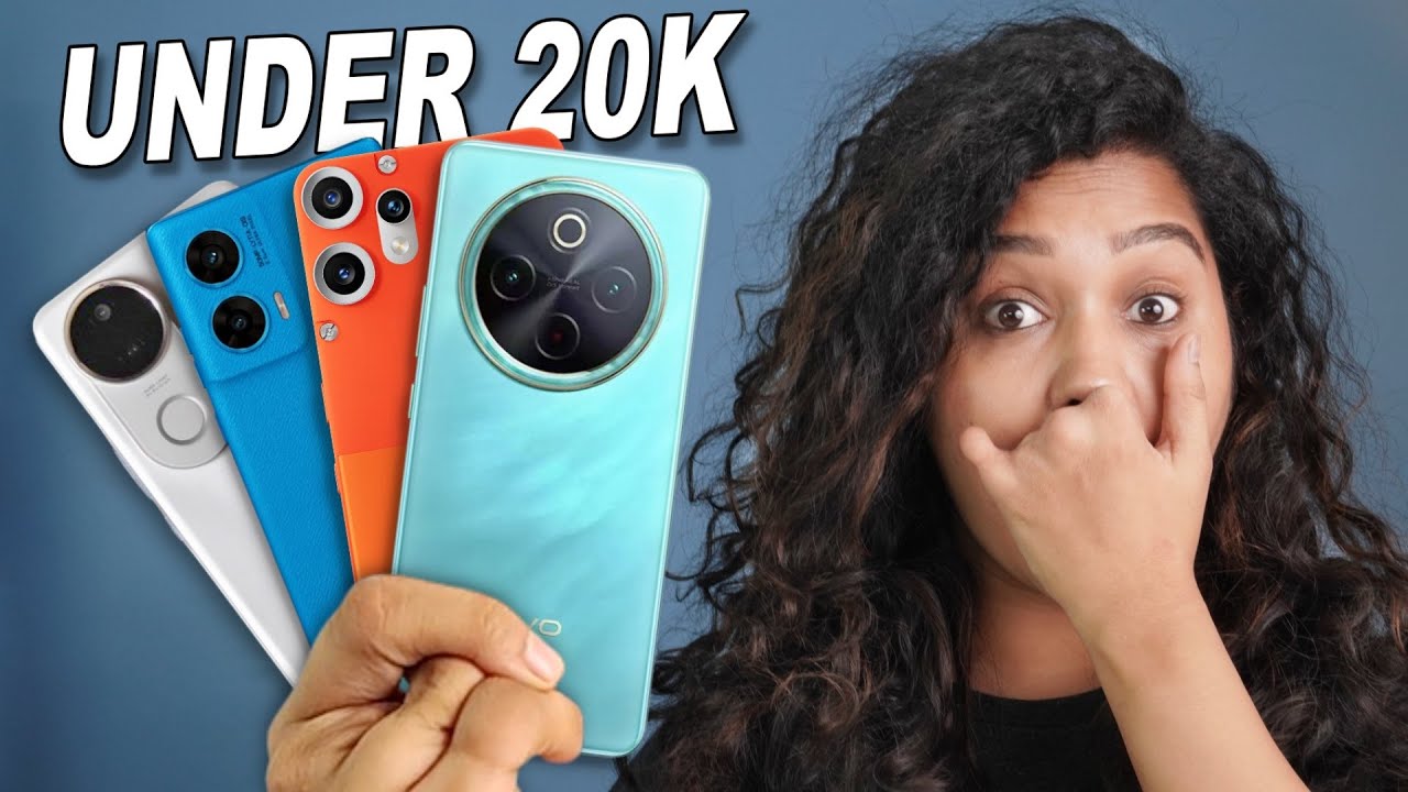 TOP 5 BEST SMARTPHONES under 20000 in INDIA | August 2025