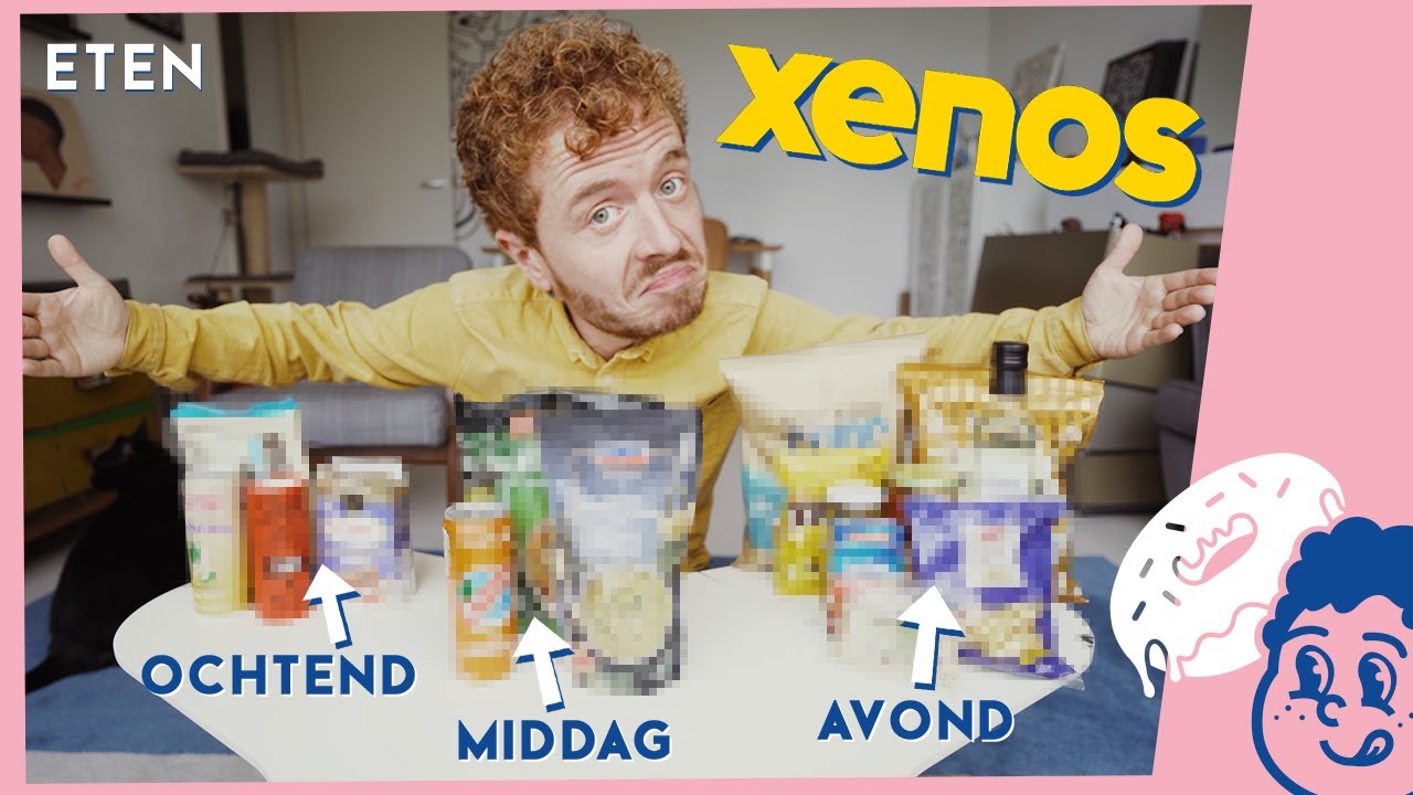 Leven op ETEN van XENOS! 😱  *foodchallenge* | Vet Gezellig: Eten