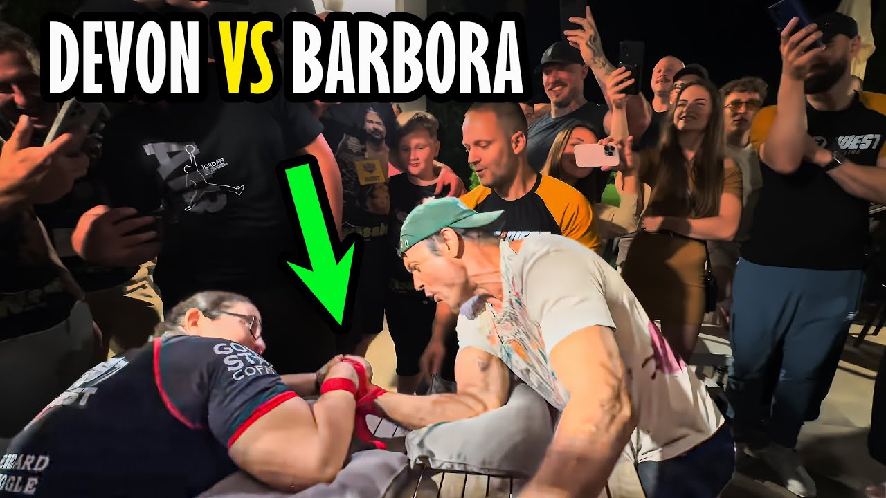 Devon Larratt vs Barbora Bajčiová: Practice with the World's Strongest Woman