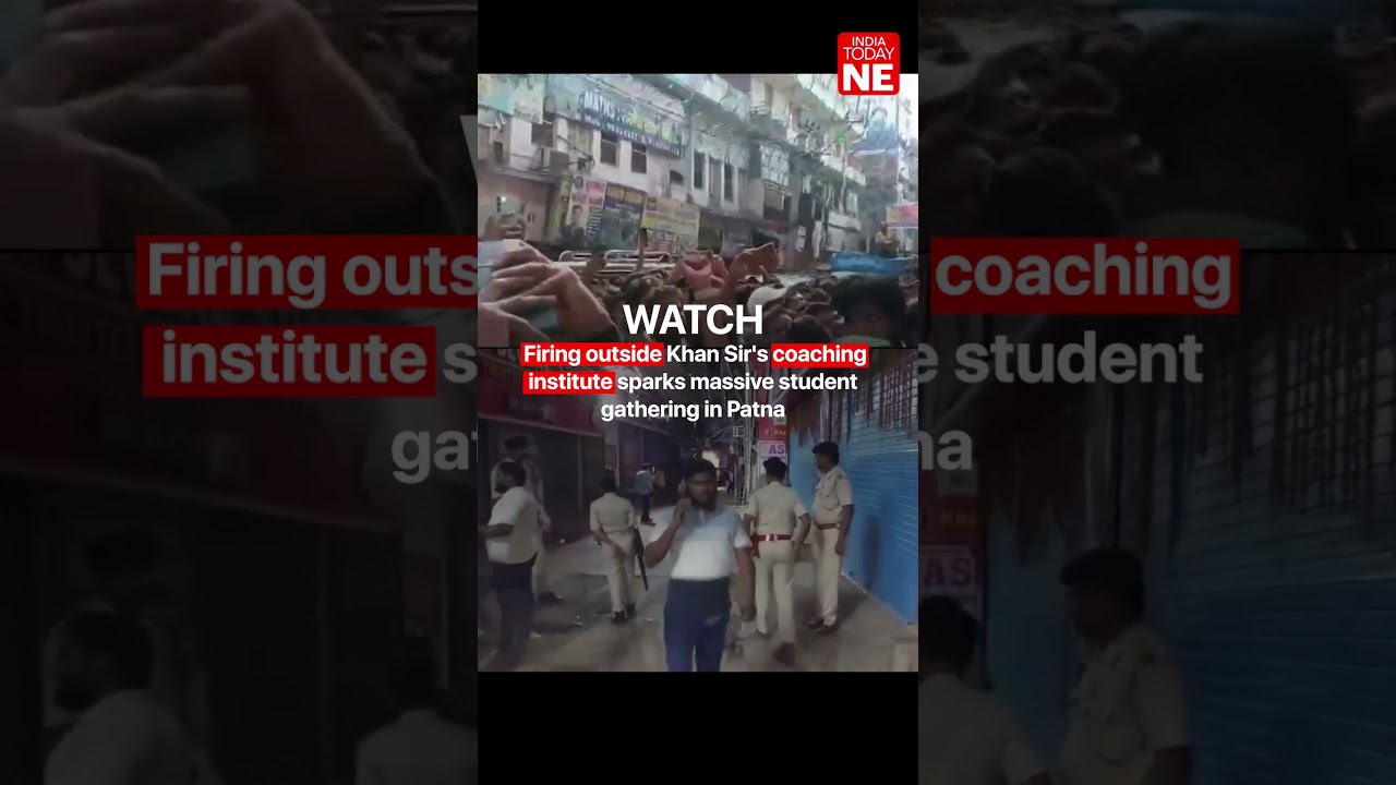 Firing outside Khan Sir's coaching institute sparks massive student gathering in Patna