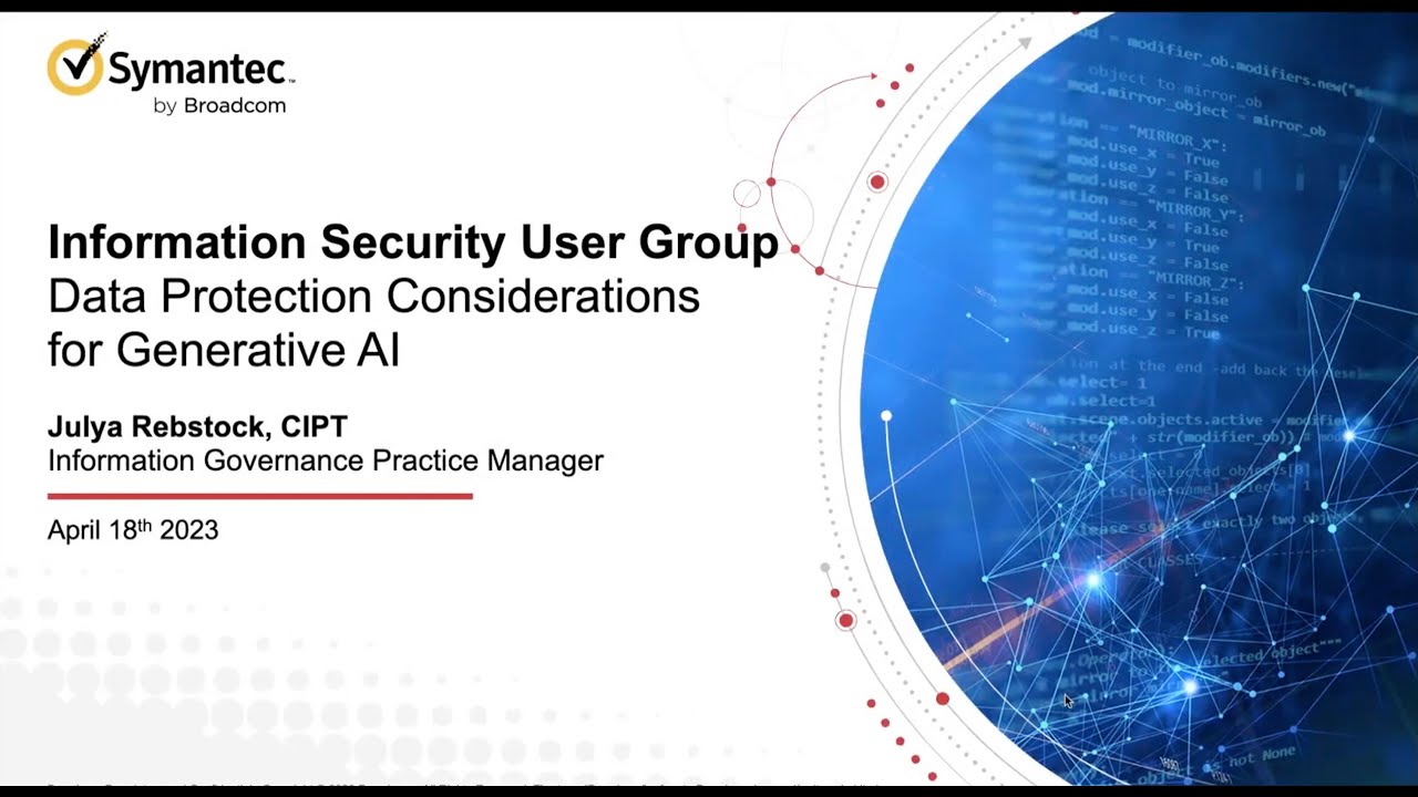Data Protection Considerations for Generative AI