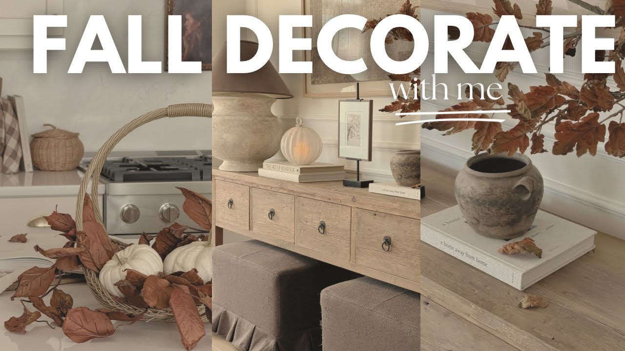 Fall Decorate With Me || Kitchen & Entryway 