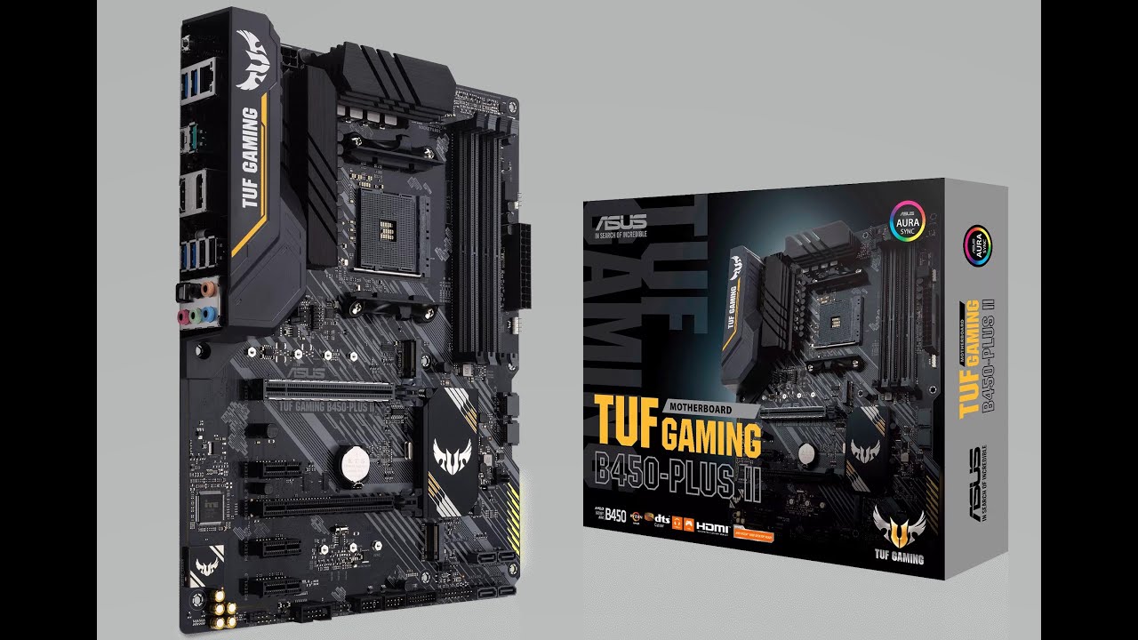 ASUS TUF GAMING B450-PLUS II 🎯 Motherboard Unboxing and Overview