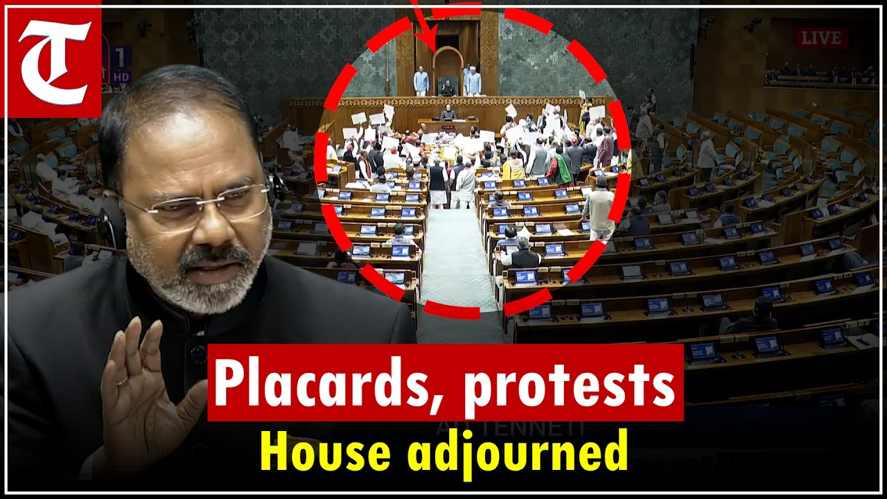 Opposition protest over India–US trade deal forces Lok Sabha adjournment