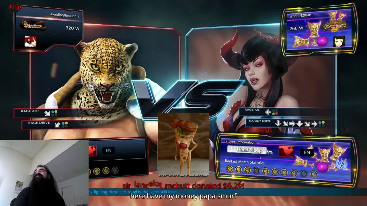 Aris Plays Tekken 7 Ranked w/ King - Please Nerf Flesh-Colored Pants