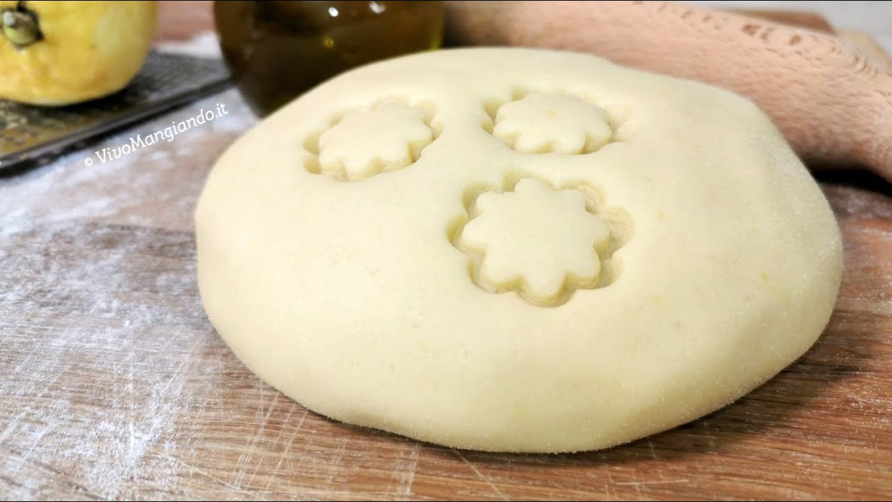 Frolla all'olio di oliva - Senza burro, pronta in 5 minuti e non si rompe!