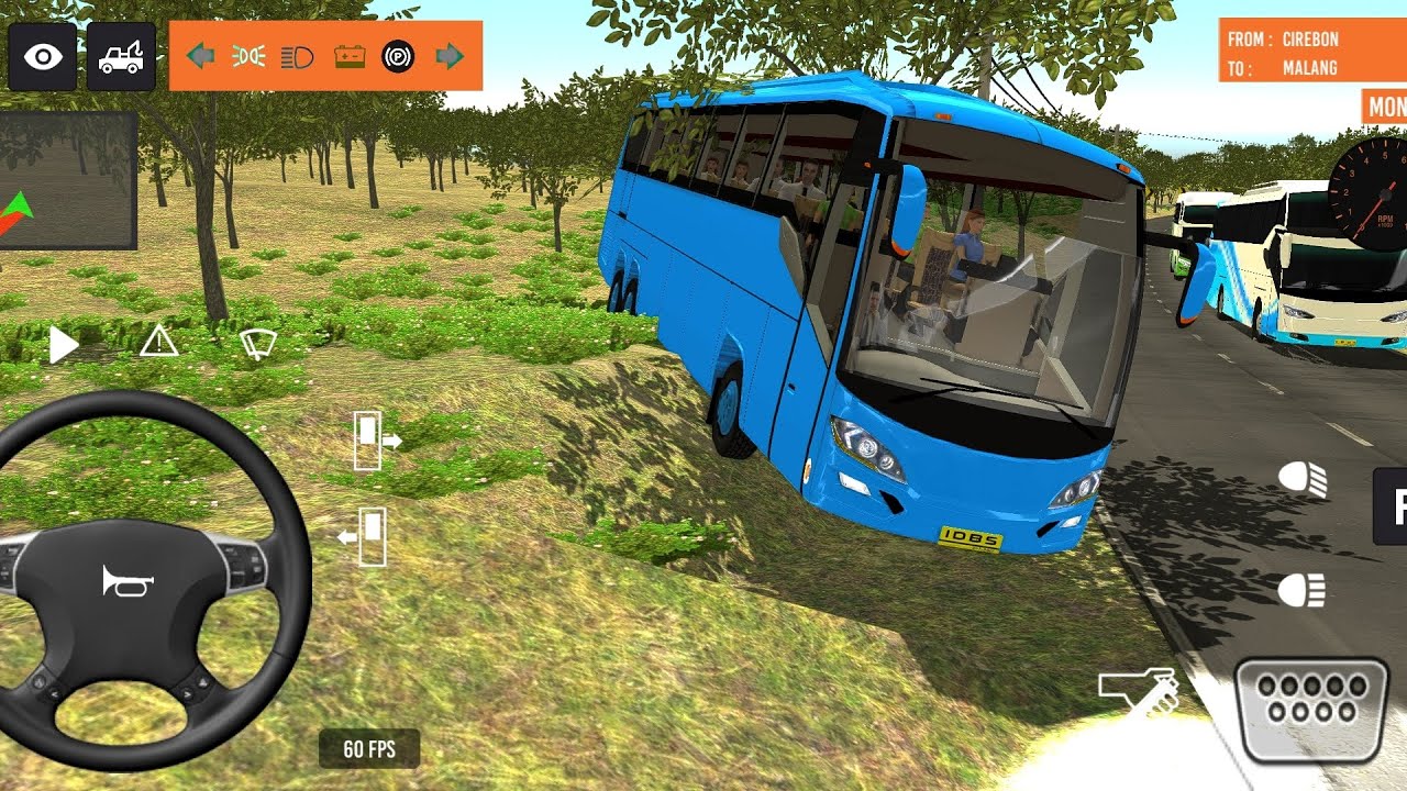 Euro Bus Driving Game PublicTransportation 2024 Indonesia BusSimulator Android Gameplay #86