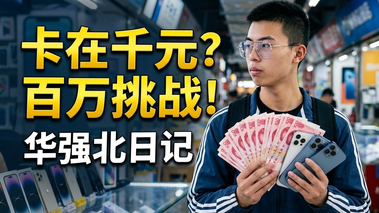 小嘉--怎么还是突破不了千元大关 #18岁 #百万挑战#手機評測 #huaqiangbei #华强北 #二手手机