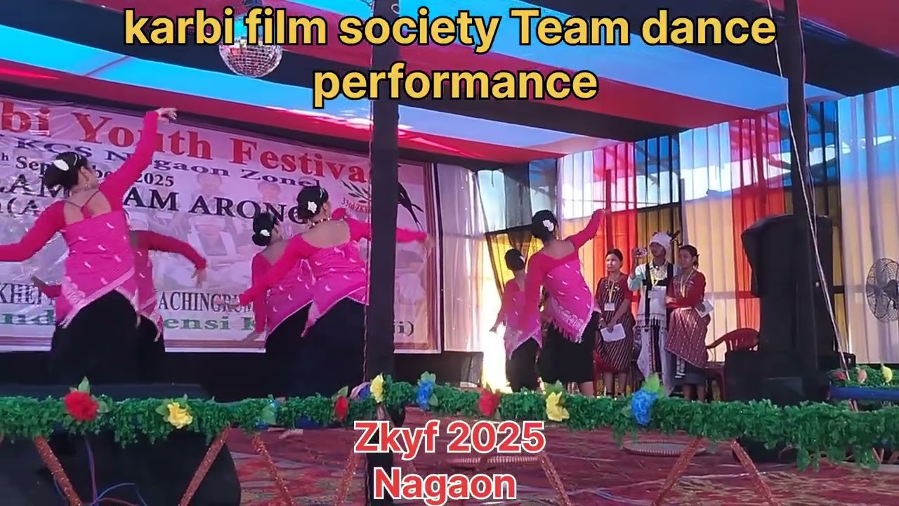 33rd Zkyf Nagaon|karbi film society dance performance 2025 | First nagaon Zkyf Moniram