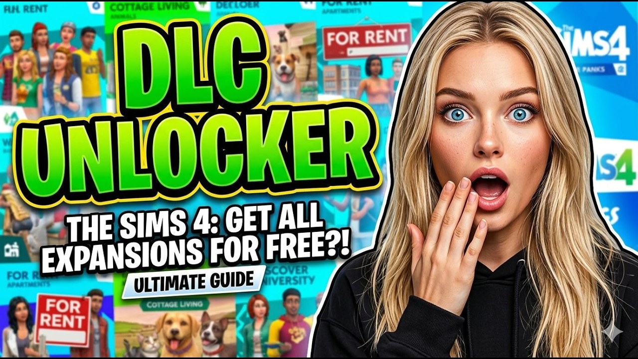 Sims 4 DLC UNLOCKER ✅ ALL Sims 4 Expansion DLC for FREE 🤩 Mac, PC, Steam, Playstation, Xbox 2026