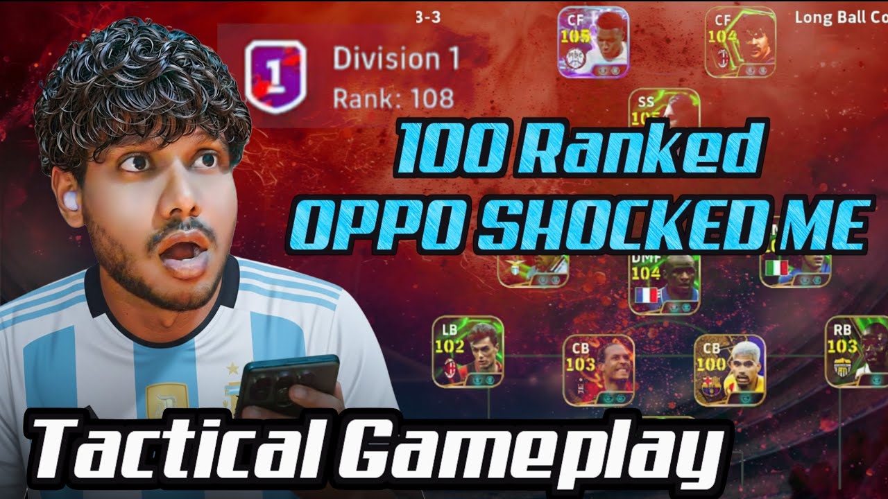 Безумный рейтинг 100 на OPPO | Потрясающий геймплей от профессионала OPPO | Мистер Томбой eFootba...
