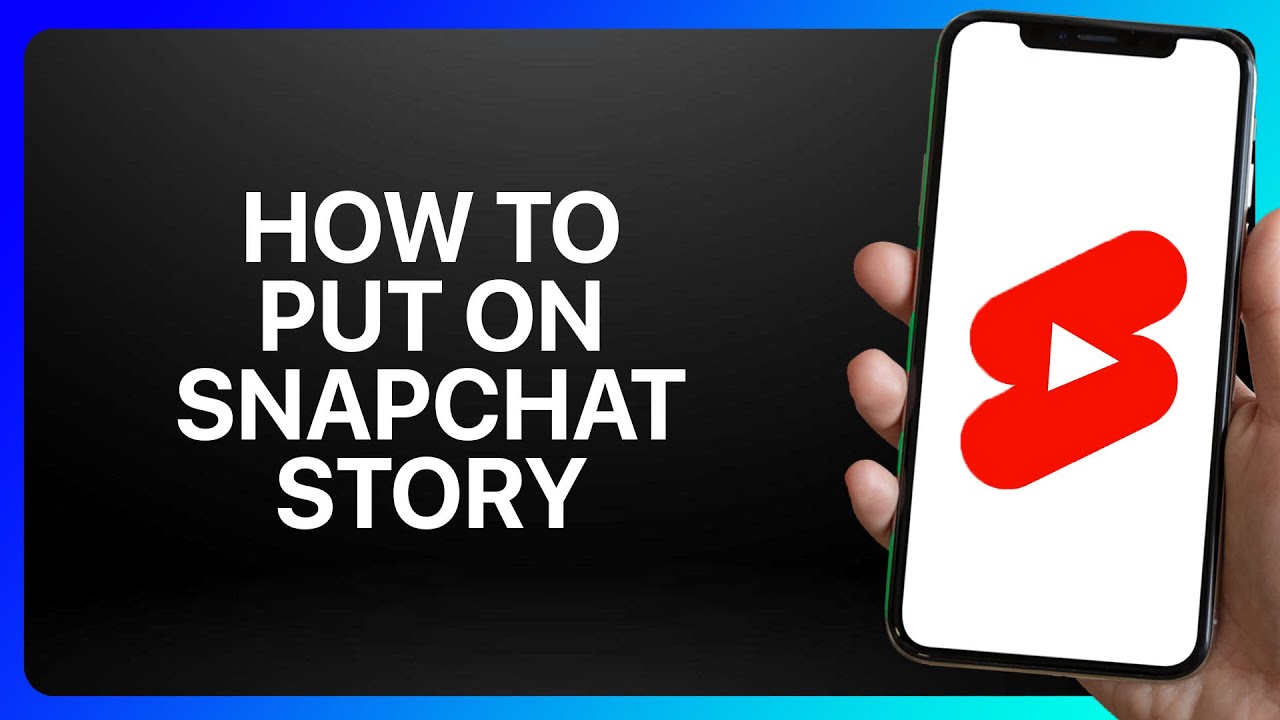 How To Put YouTube Shorts On Snapchat Story Tutorial