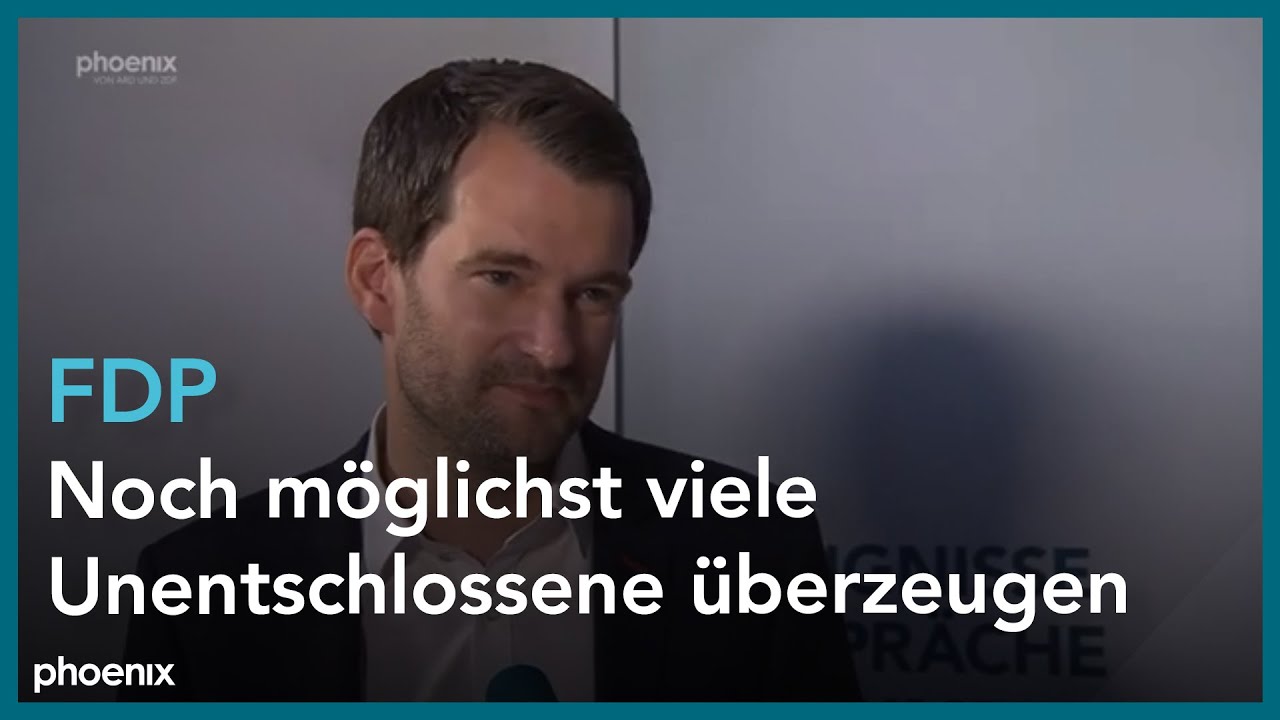 FDP-Bundesparteitag: Interview mit Johannes Vogel (FDP, stellv. Bundesvorsitzender) am 19.09.21
