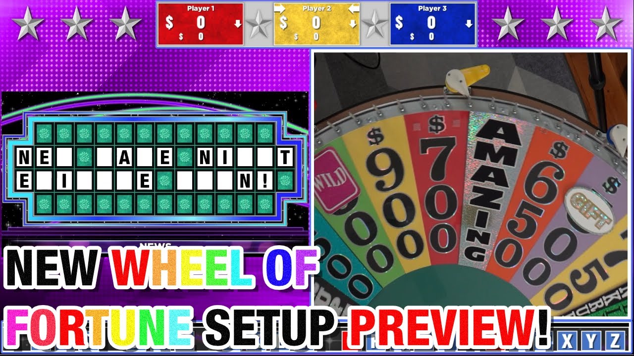 New Wheel of Fortune Setup Preview! - MAXiMillionX Game Night