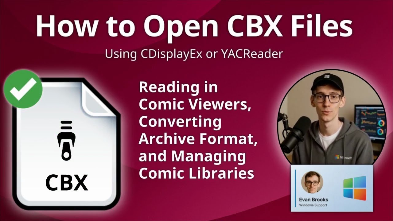 Файлы CBX: Как открыть архивные файлы Comic Book X