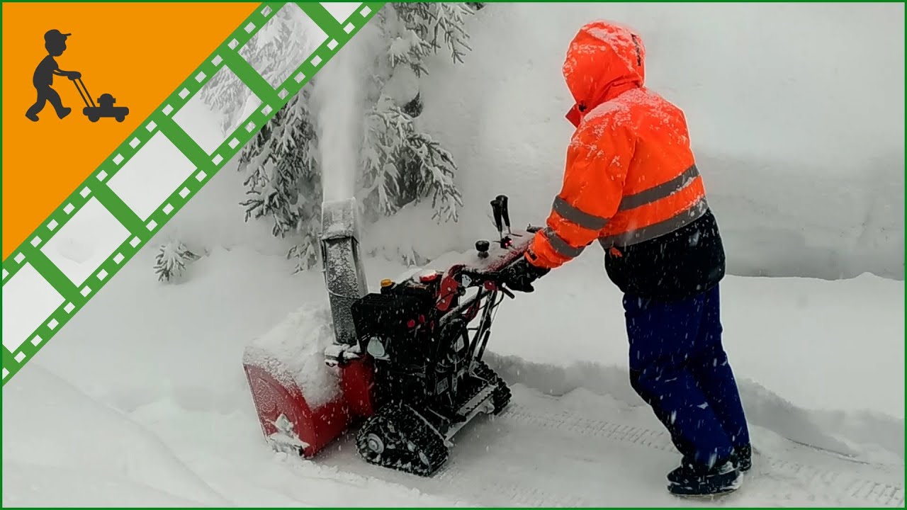Quitanieves de orugas GeoTech STP1587 TEL, motor Loncin 15Hp