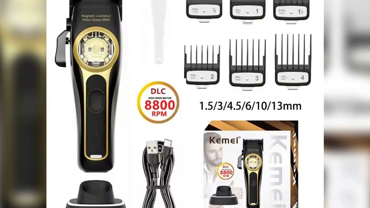 A must-have product #Kemei KM-2373 Professional  Hair Clipper Magnetic Levitation Motor 8800 Rpm H