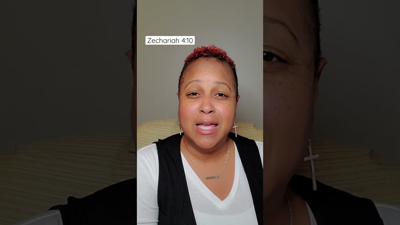 Zechariah 4:10 | One Minute with Wanda