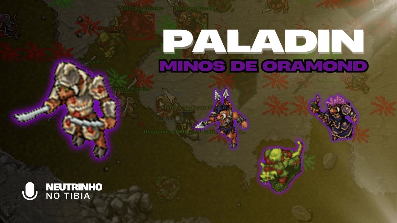 TIBIA - ORAMOND MINOTAUR SURFACE | PALADIN LEVEL 90+