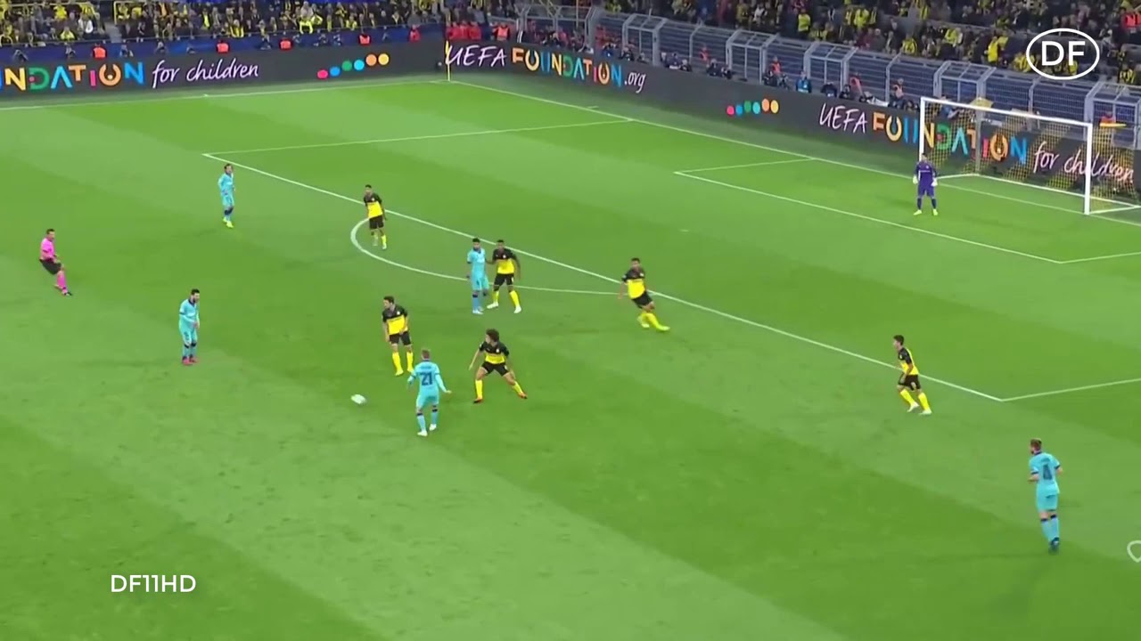Lionel Messi vs Borussia Dortmund Home 1792019 HD
