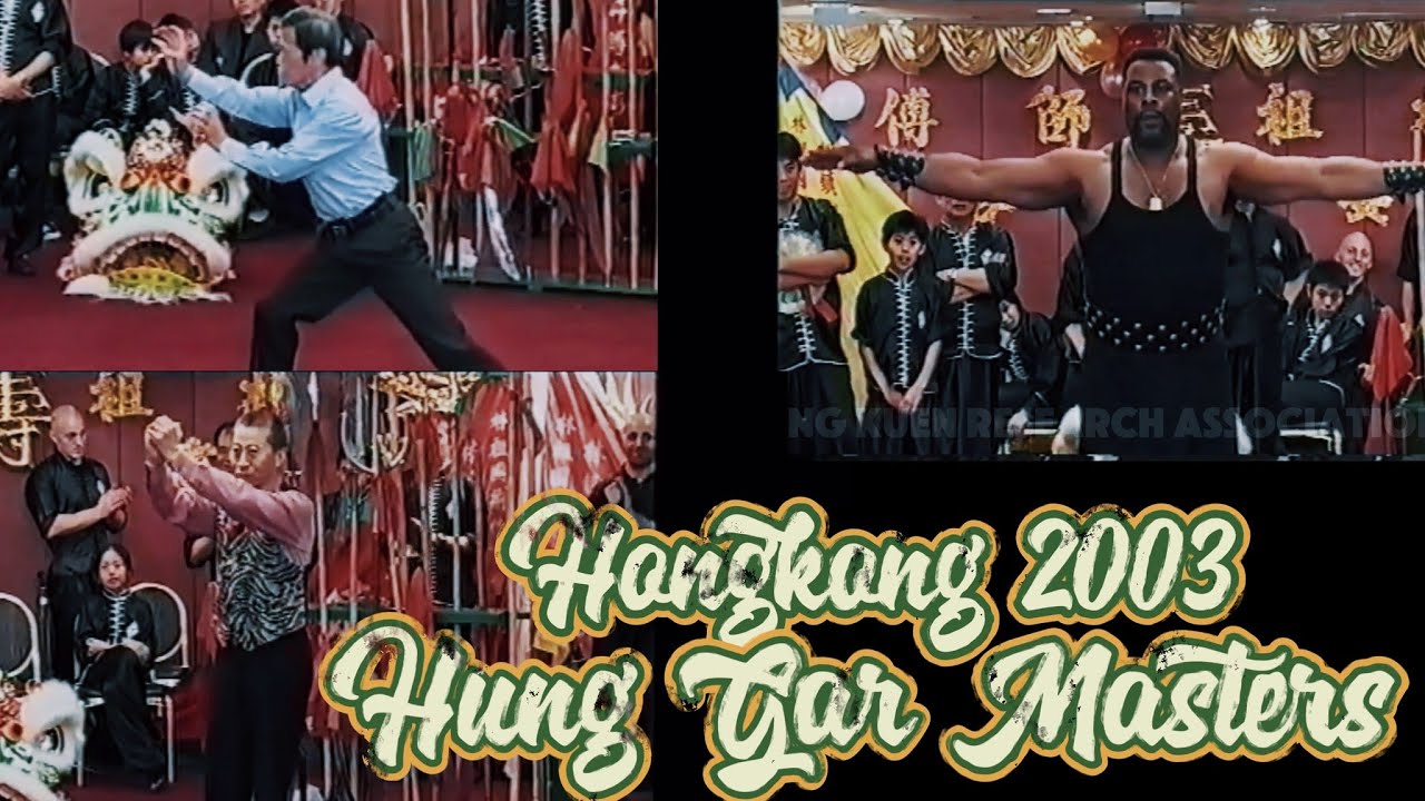 Hung Gar Masters Hongkong 2003 - 37 minutes of Hung Kuen Forms -  林祖師傅 生日 2003 🇭🇰 舞獅