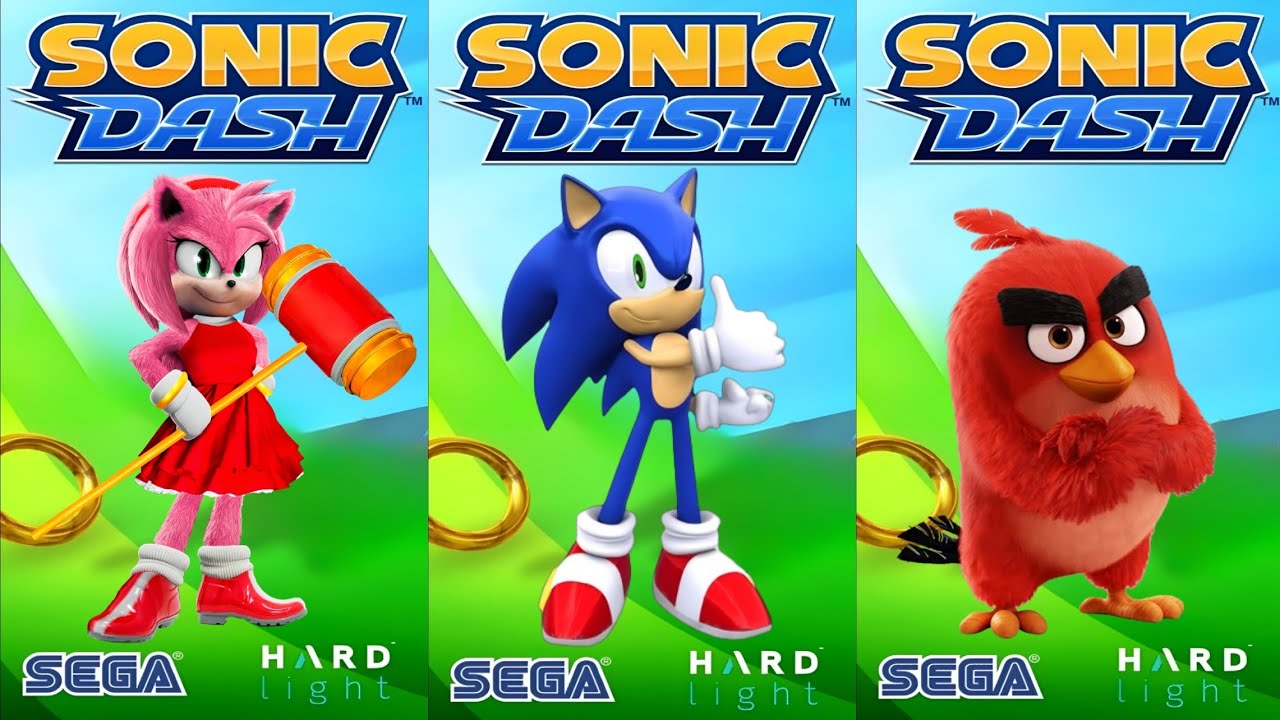 Movie Amy 🆚 Sonic 🆚 Red Vs All Bosses Zazz Eggman All Characters Unlocked