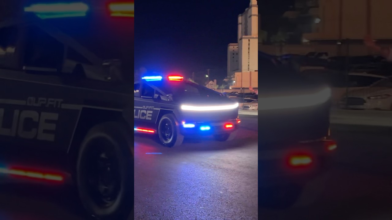 Tesla cop cars #semashow