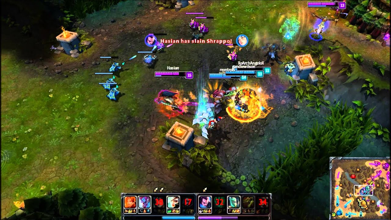 Yasuo 1v4 Quadra Kill