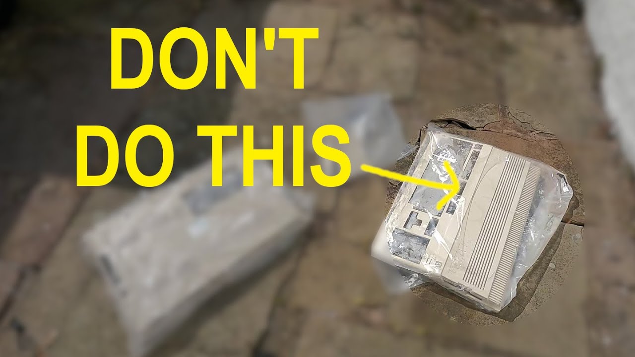 I Botched the Retrobrite on my Amiga 500