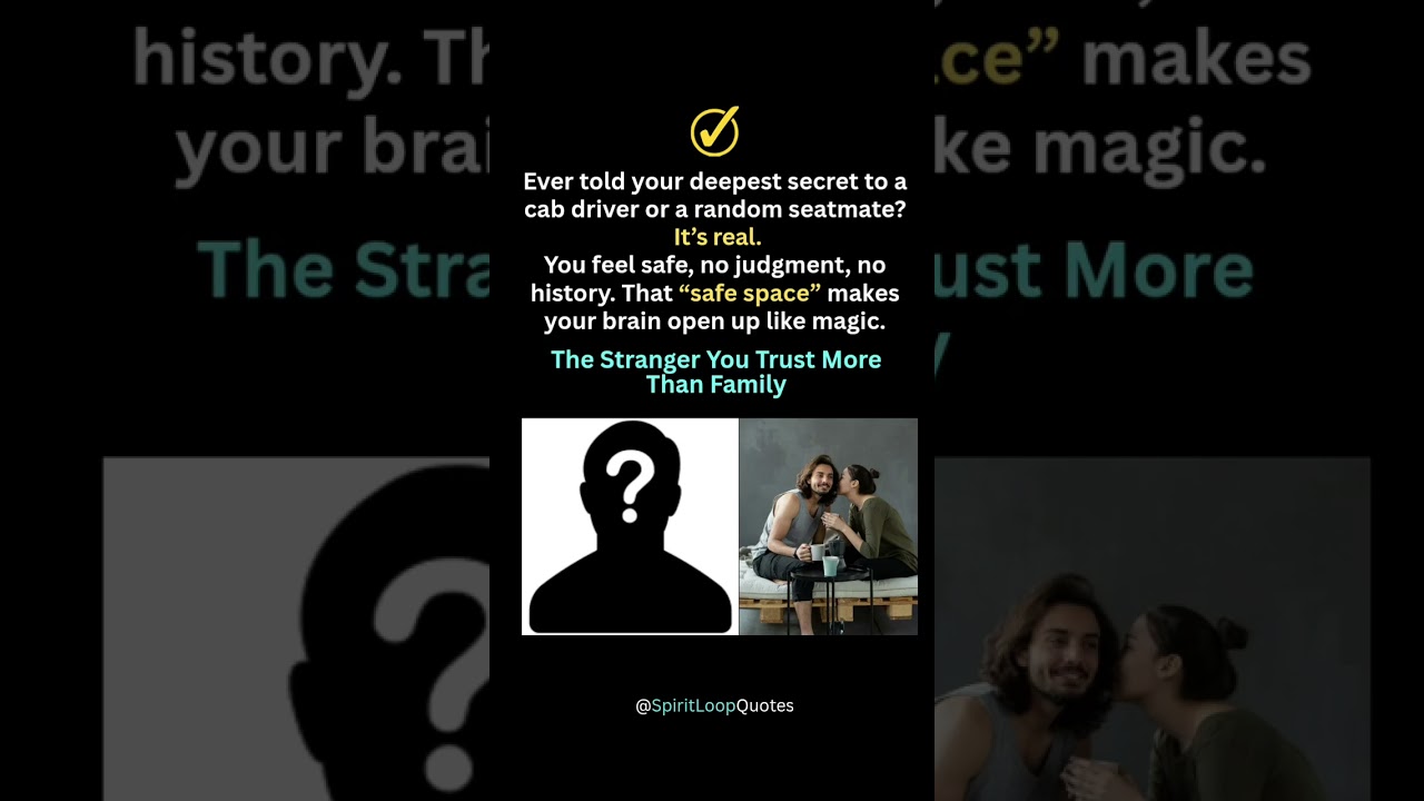 Why We Tell Secrets to Strangers