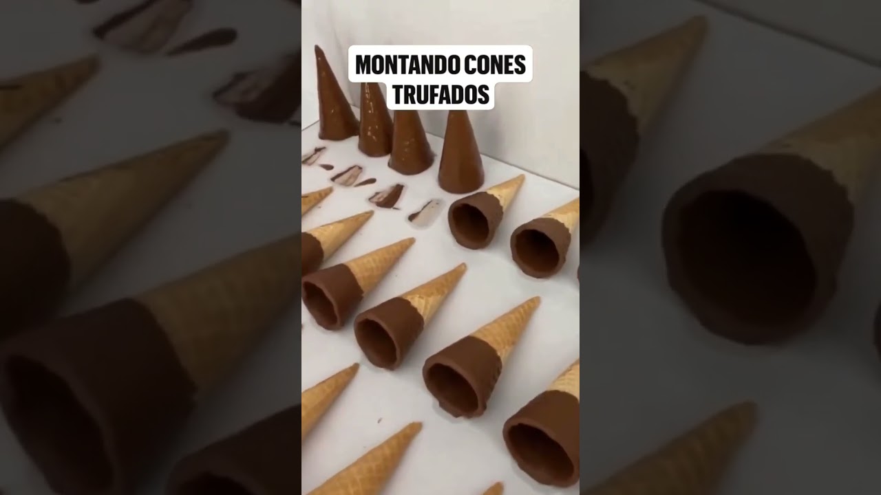 CONE TRUFADO! Aprenda a fazer Fa&ccedil;a e Venda.