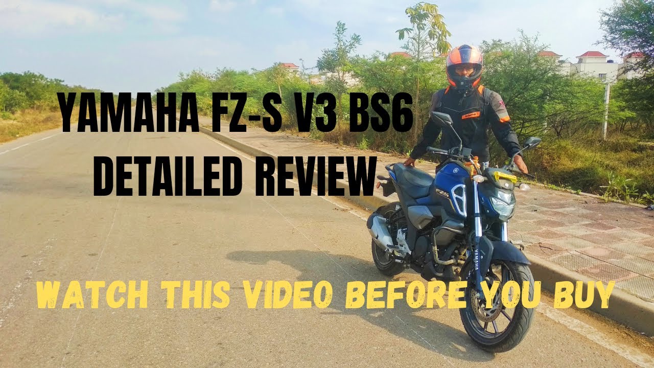 2020 BS6 YAMAHA FZ-S V3 DETAILED REVIEW | TELUGU REVIEW | TELUGU PETROLHEAD |
