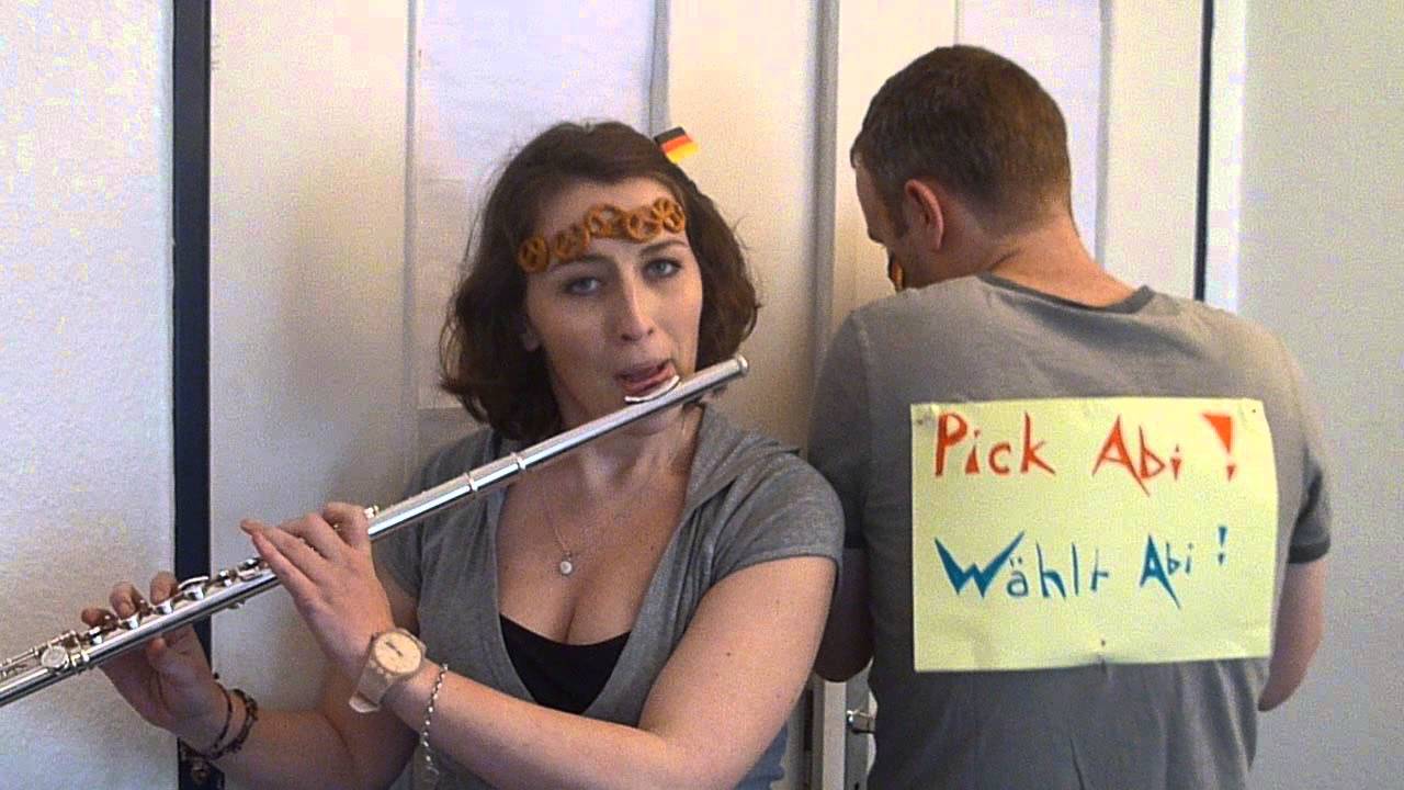 Marie from Germany- Daft Punk Get lucky // flute (for Abi Best Job)