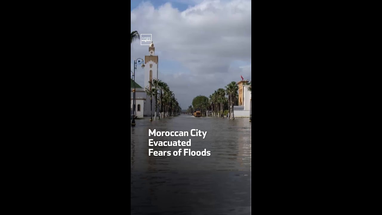 Moroccan City  Evacuated Fears of Floods