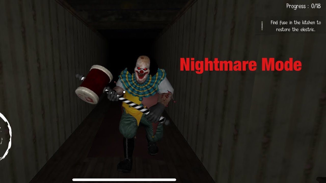 Horror Clown In Nightmare Mode