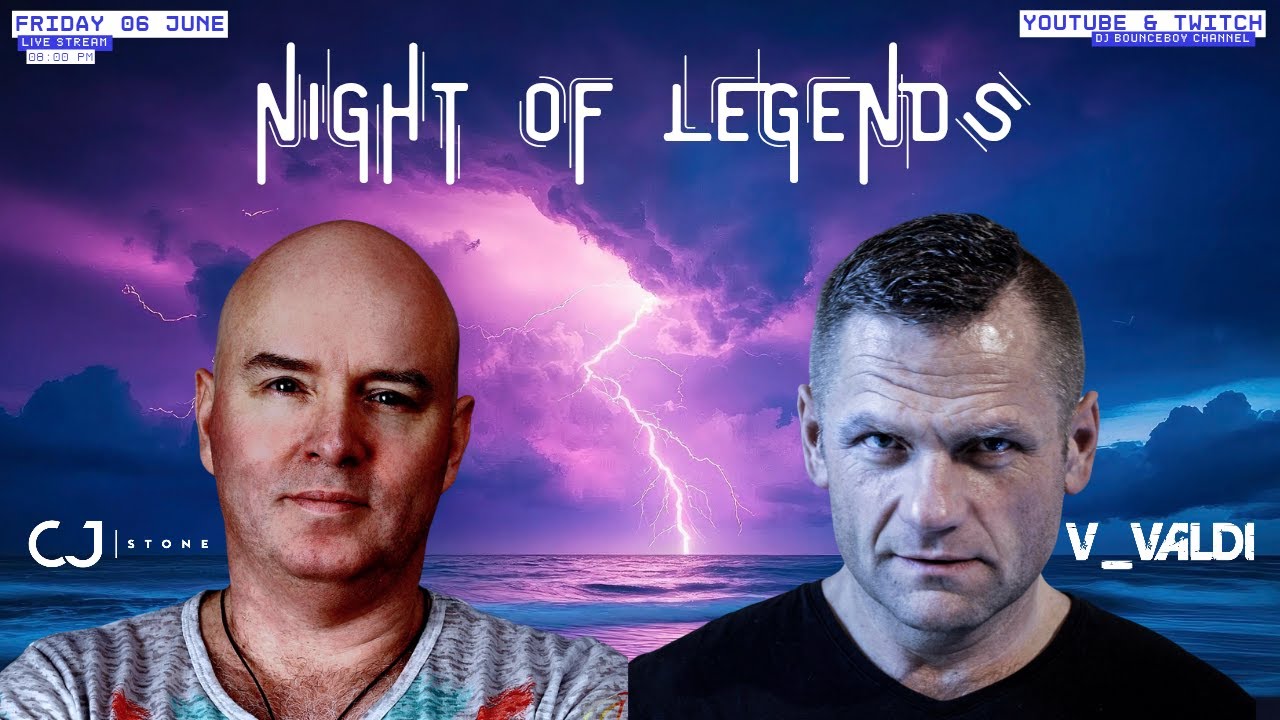 NIGHT OF LEGENDS ★ VIENNA 2025 ★ CJ STONE & DJ V_VALDI ★ RETRO TIME ★ LIVE STREAM ★ 3