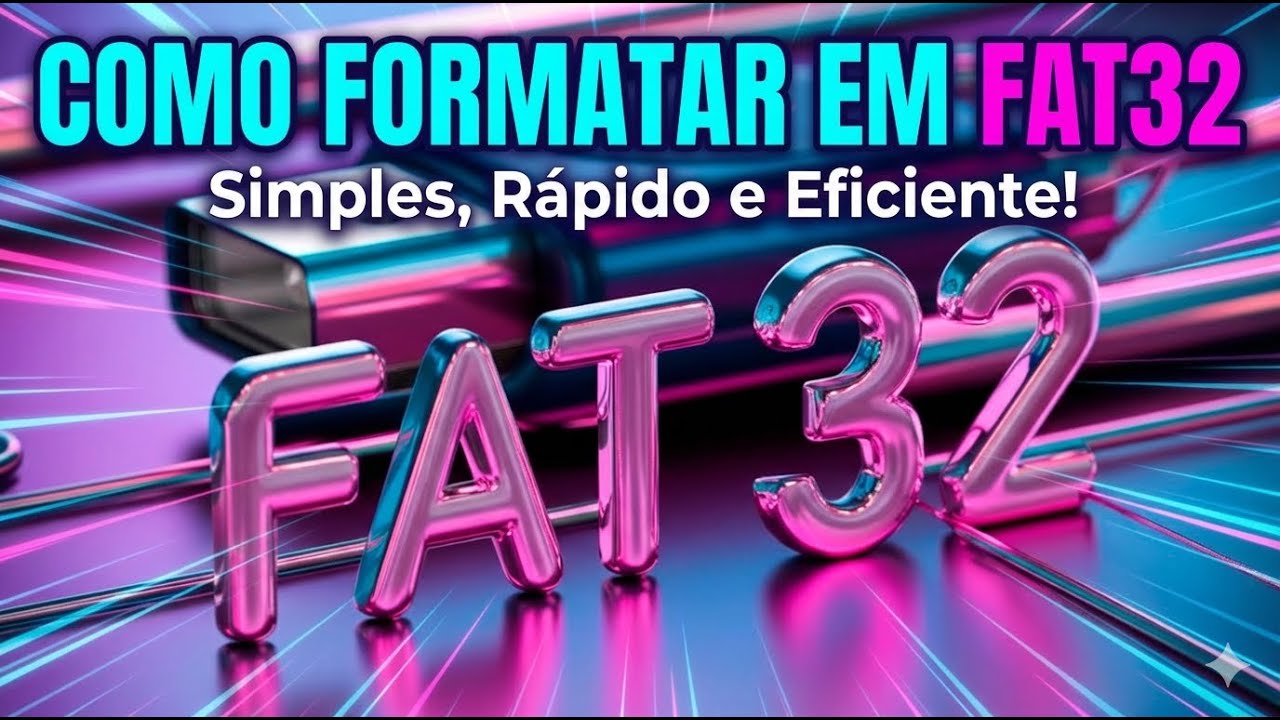 🔴 COMO FORMATAR UM PENDRIVE EM FAT32 R&Aacute;PIDO E F&Aacute;CIL [2026]