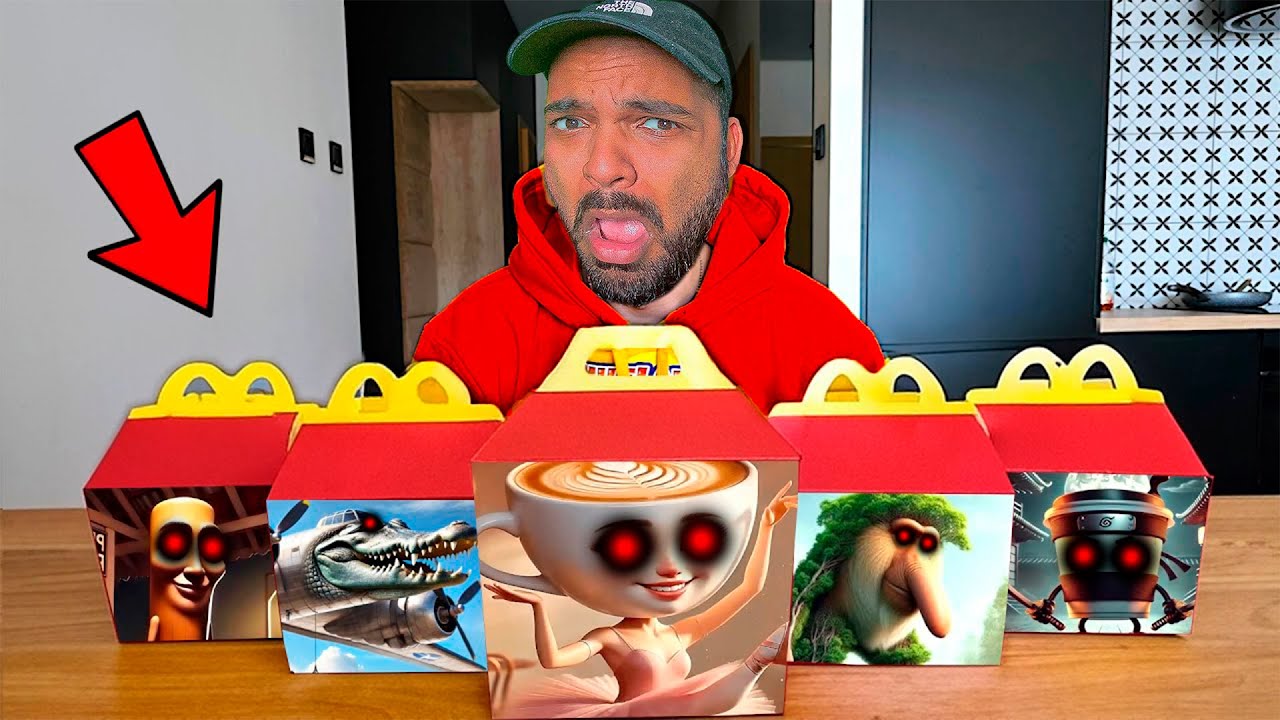 J'ai ACHETÉ les HAPPY MEAL des BRAINROTS dans la VRAIE VIE !