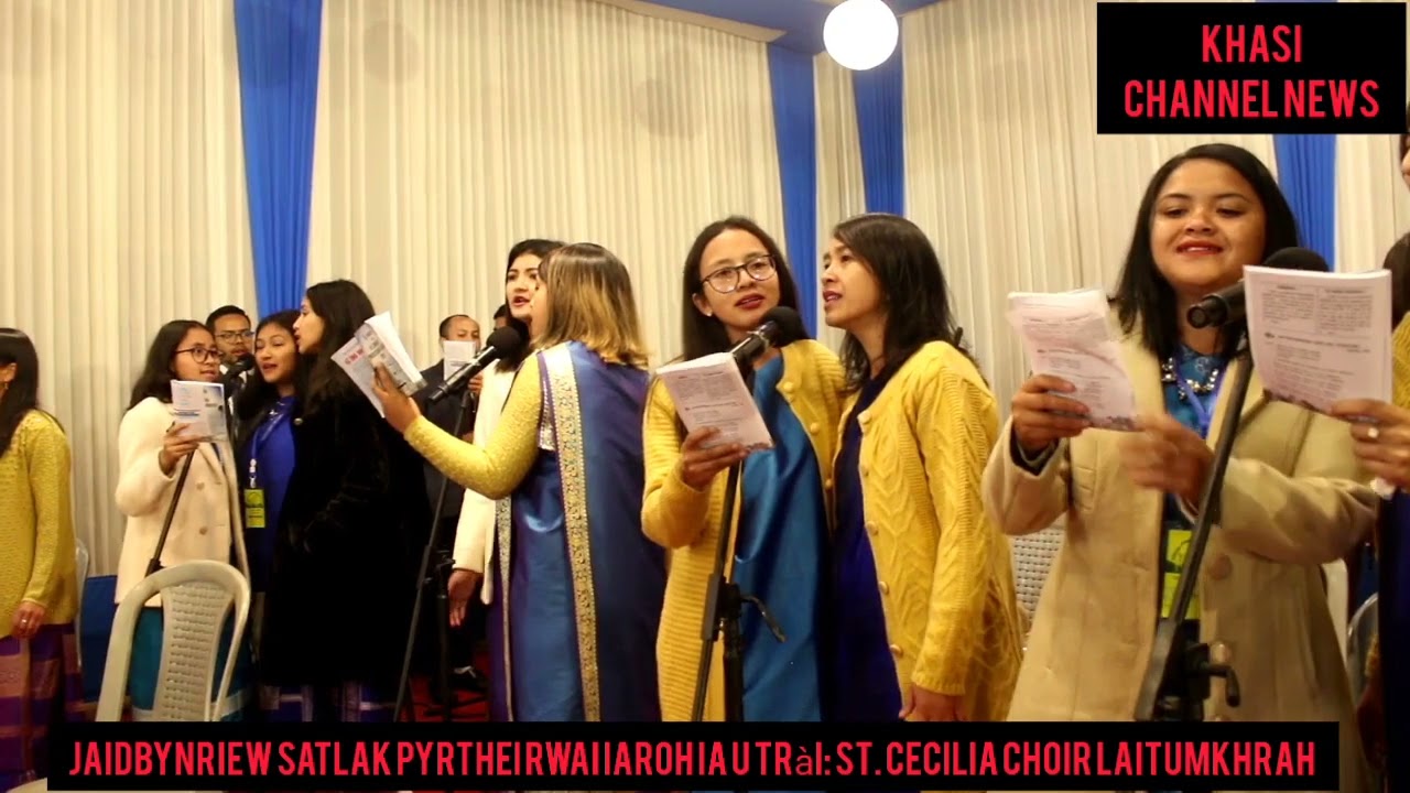 Rwai ka St Cecilia Choir ha Proseshon Bah Laitumkhrah