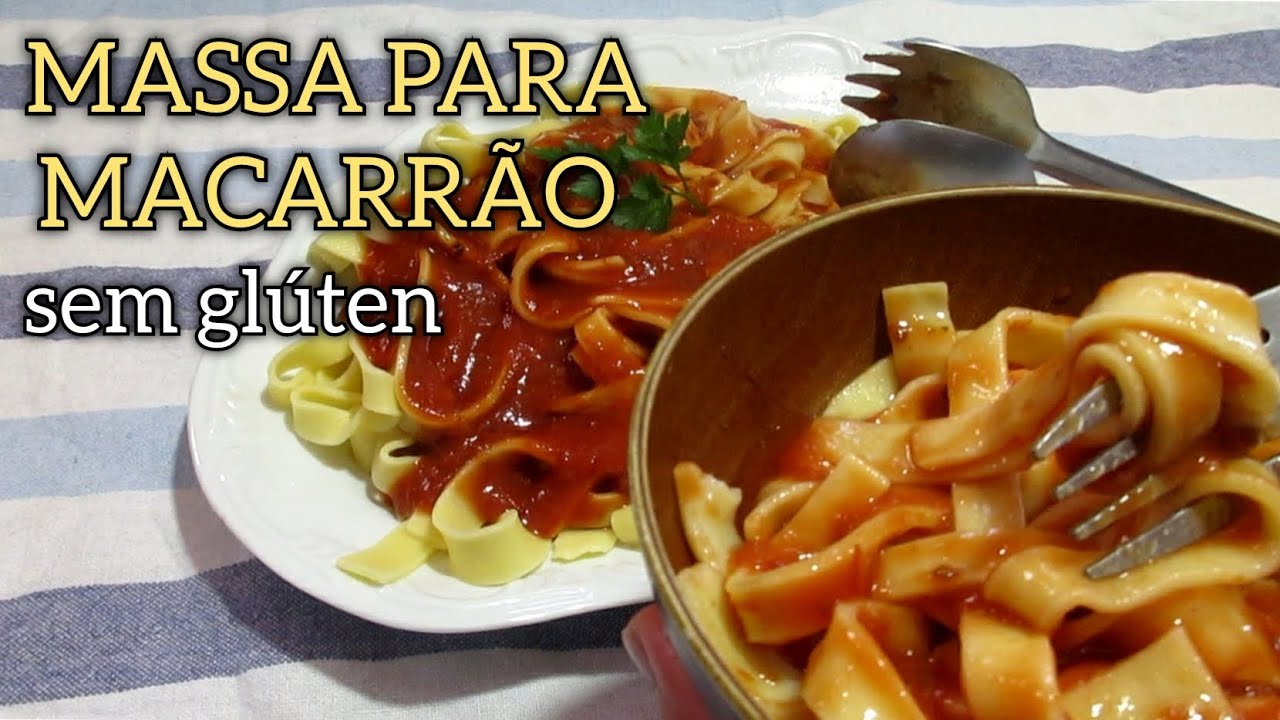 MASSA PARA MACARRÃO SEM GLÚTEN | PODE SER USADA PARA LASANHAS, RAVIOLI, RONDELI, NO GERAL