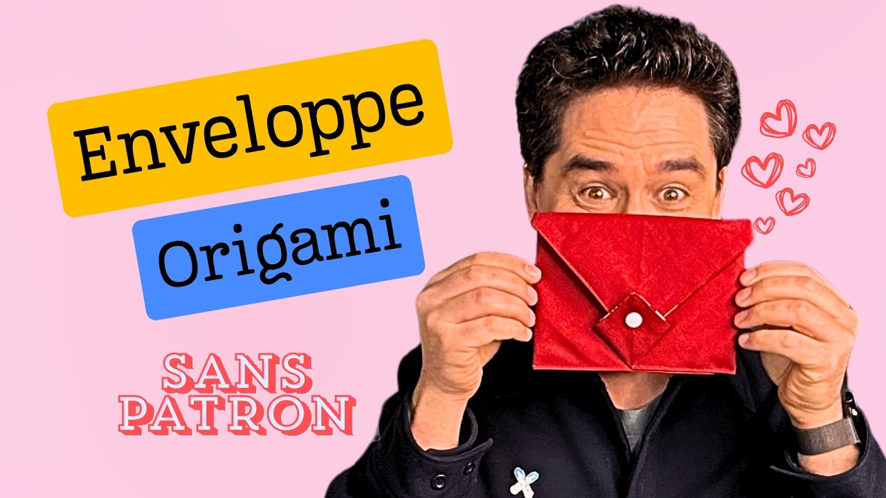 Enveloppe Origami à Coudre - Tutoriel Couture Facile