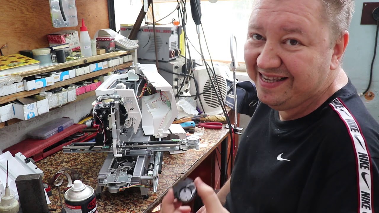 Janome 500E разборка корпуса