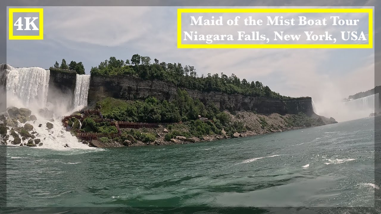 🇺🇸USA🇺🇸 The Maid of the Mist Boat Tour from Niagara Falls City, New York